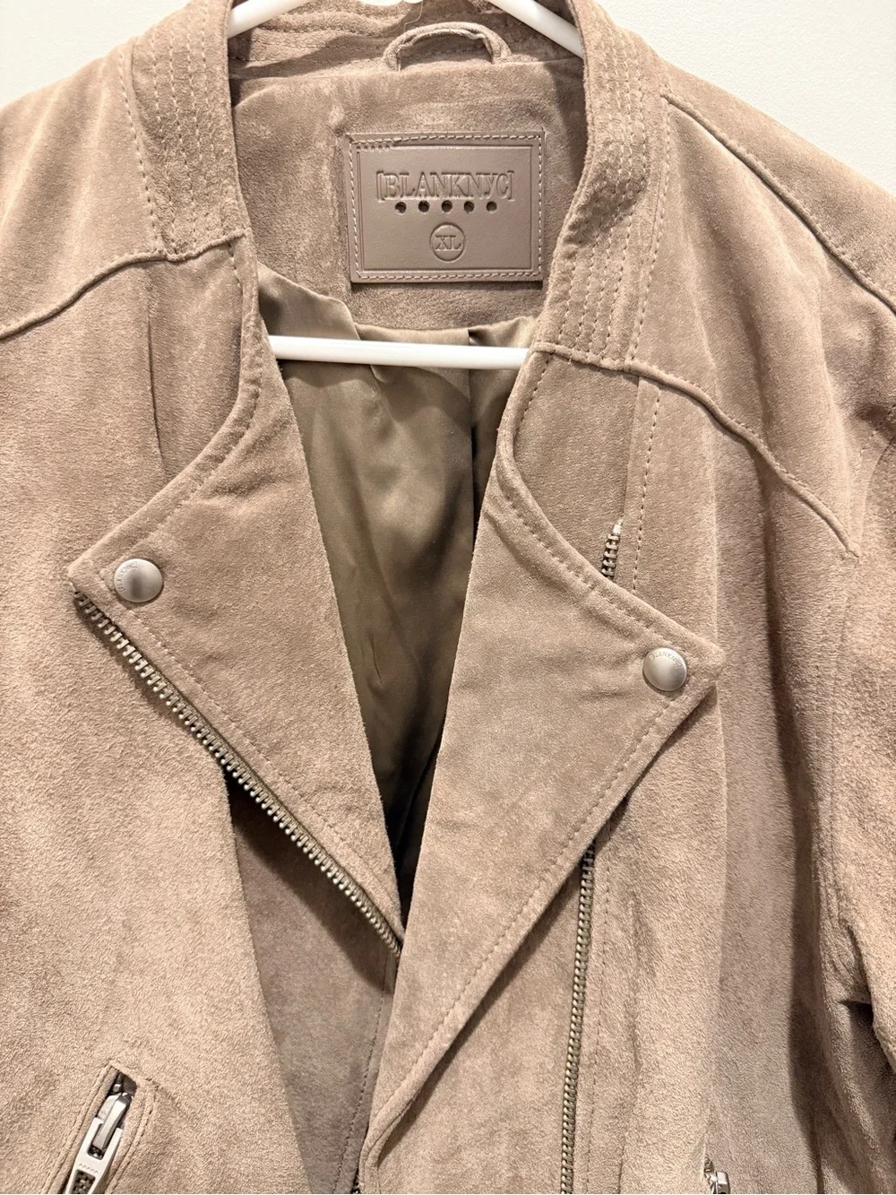 Blank NYC suede/100% leather jacket